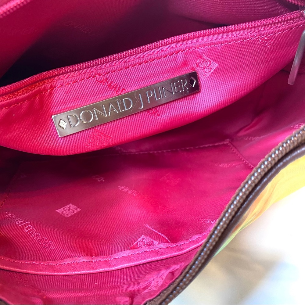 Donald J Pliner Mini Watercolor Hobo Bag flawed - Picture 13 of 16